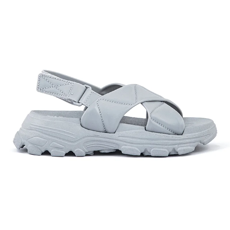 Grey Casual Chappal CL9305