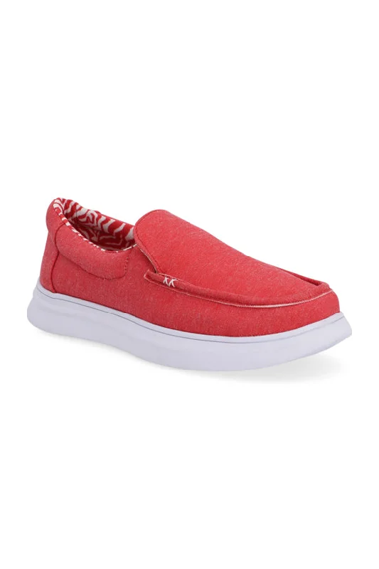 Tenis casual  rojo 02219