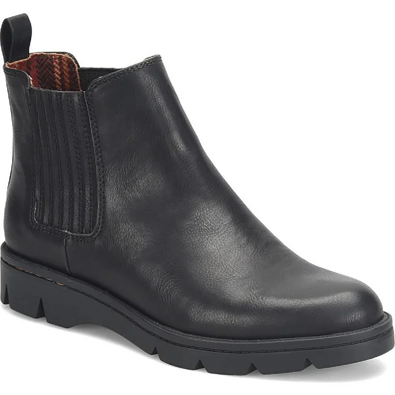 B.O.C. Womens Erin Faux Leather Pull On Ankle Boots