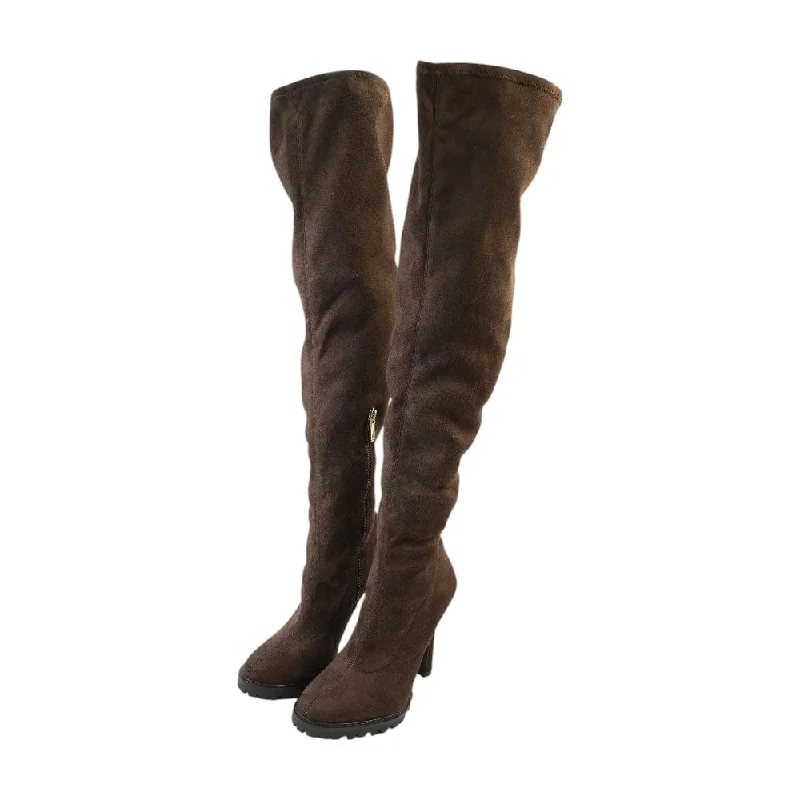 Coblin Brown Over The Knee Boots