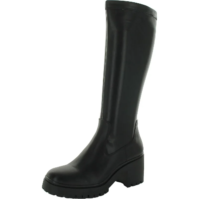 Blondo Womens Ready Leather Tall Knee-High Boots
