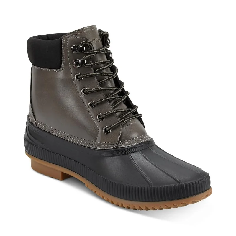 Tommy Hilfiger Mens Colin Faux Leather Cold Weather Ankle Boots