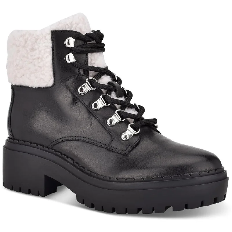 Marc Fisher Womens Leigan Suede Ankle Winter Boots