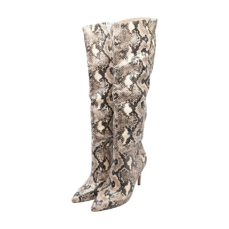 Kimari Tan Knee High Boots