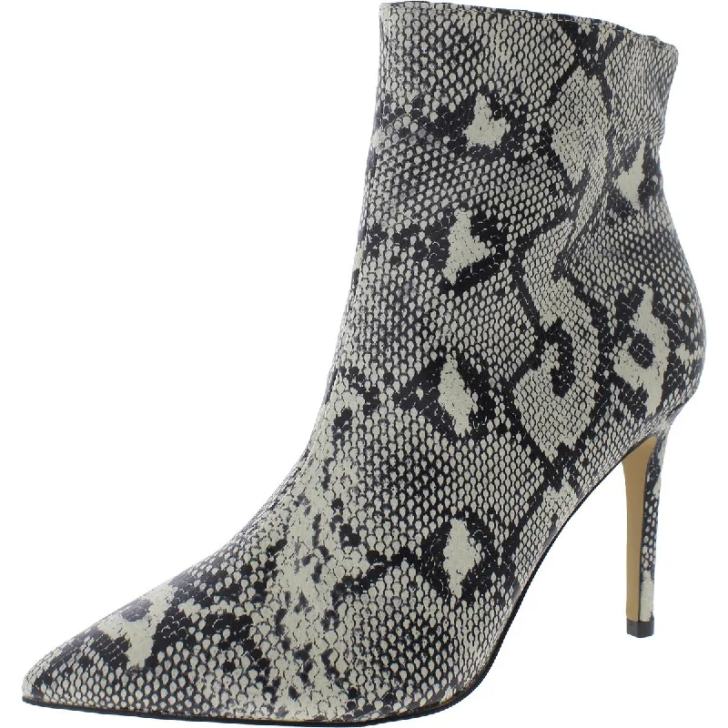 New York & Company Womens Carmen Faux Leather Ankle Boots