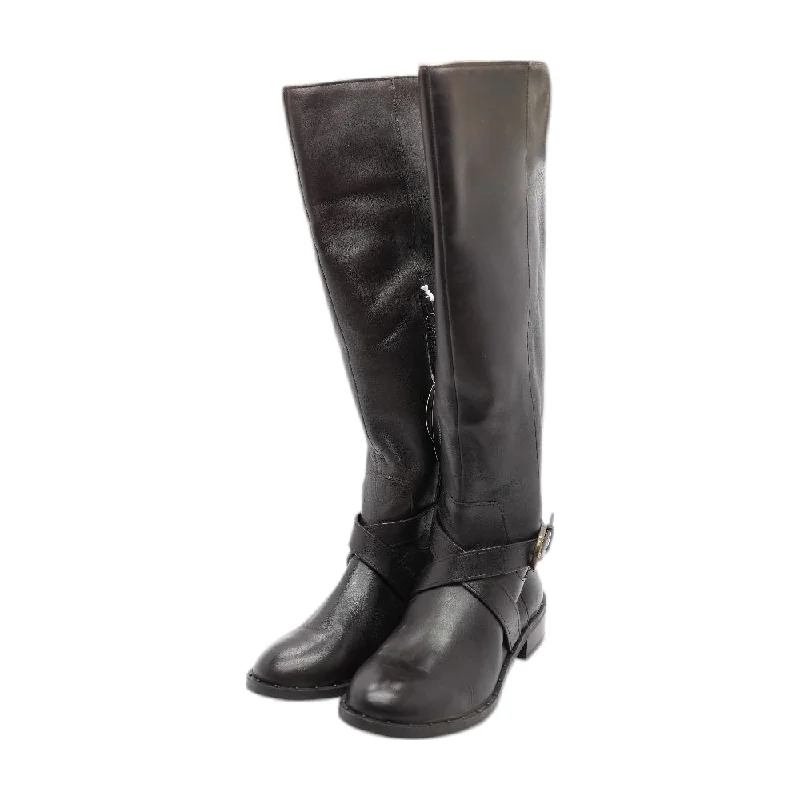 Fadora Brown Knee High Boots
