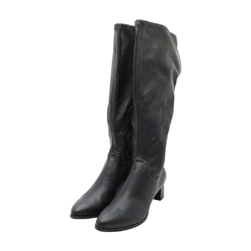 Black Knee High Boots