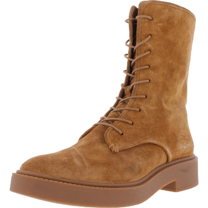 Vince Womens Kady Lace Suede Bootie Ankle Boots