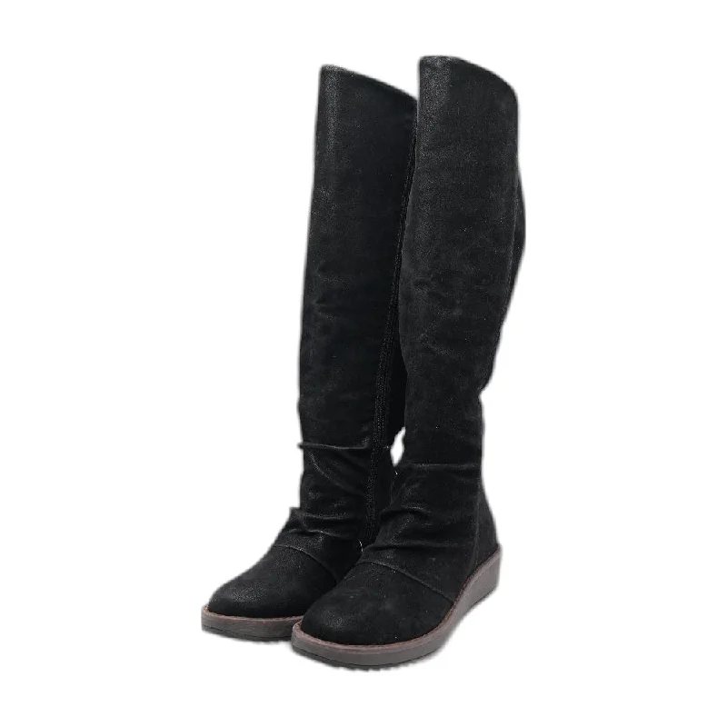 Black Knee High Boots