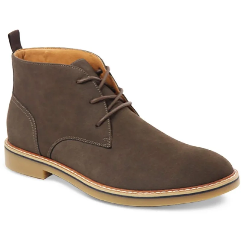 Alfani Mens NATHAN Faux Leather Chelsea Boots