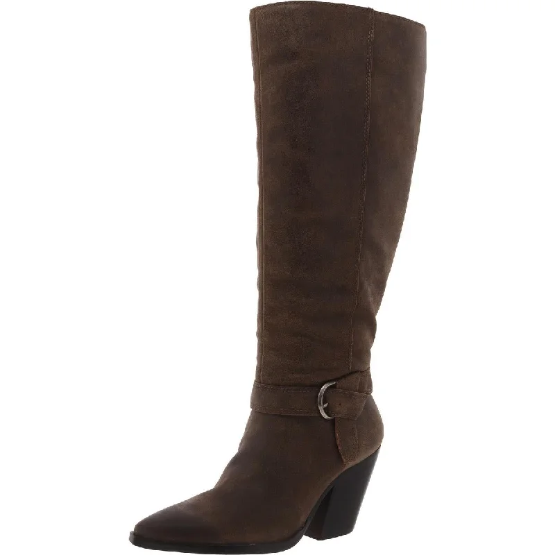 Vince Camuto Womens Grathlyn 2 Suede Wide Calf Knee-High Boots