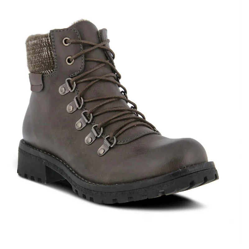 Patrizia by Spring Step Womens CLARRIS Leather Lace up Ankle Boots