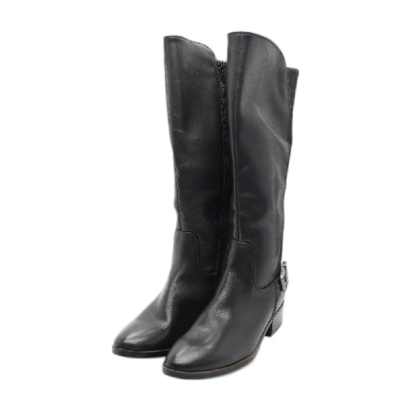 Mckayla Black Knee High Boots