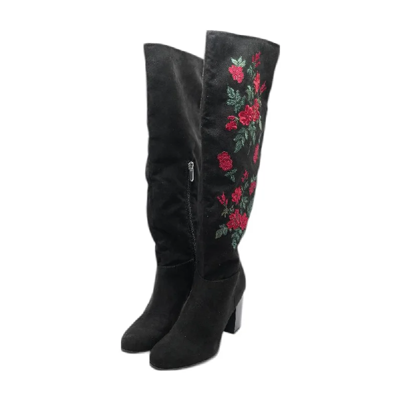 Sullivan Black Knee High Boots