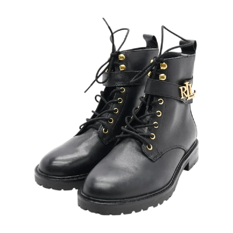 Eldridge Burnished Black Ankle Boots