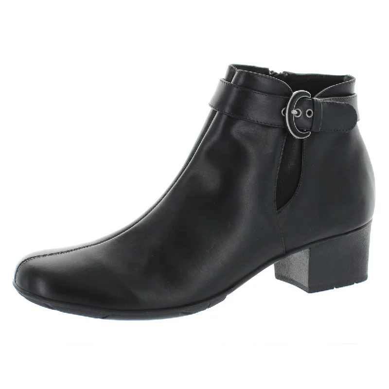 Elites by Walking Cradles Womens Monte Chelsea Block Heel Ankle Boots