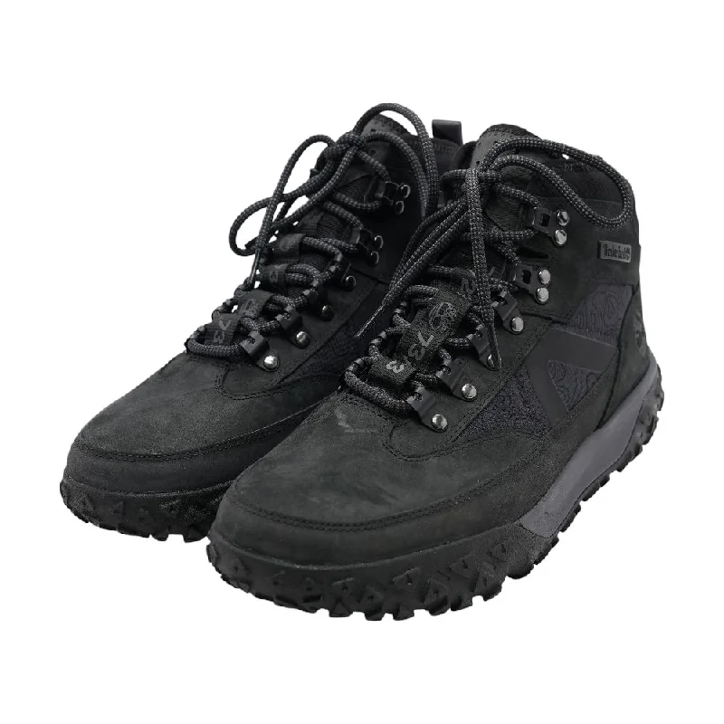 GreenStride Black Leather Work/hiking Boots