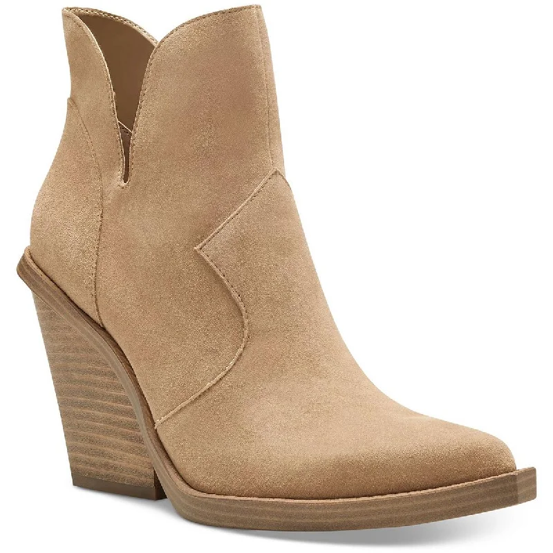 Jessica Simpson Womens Leeshi Cut-Out Pointed Toe Ankle Boots