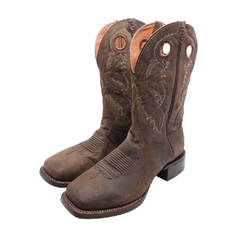 Brown Leather Western Boots