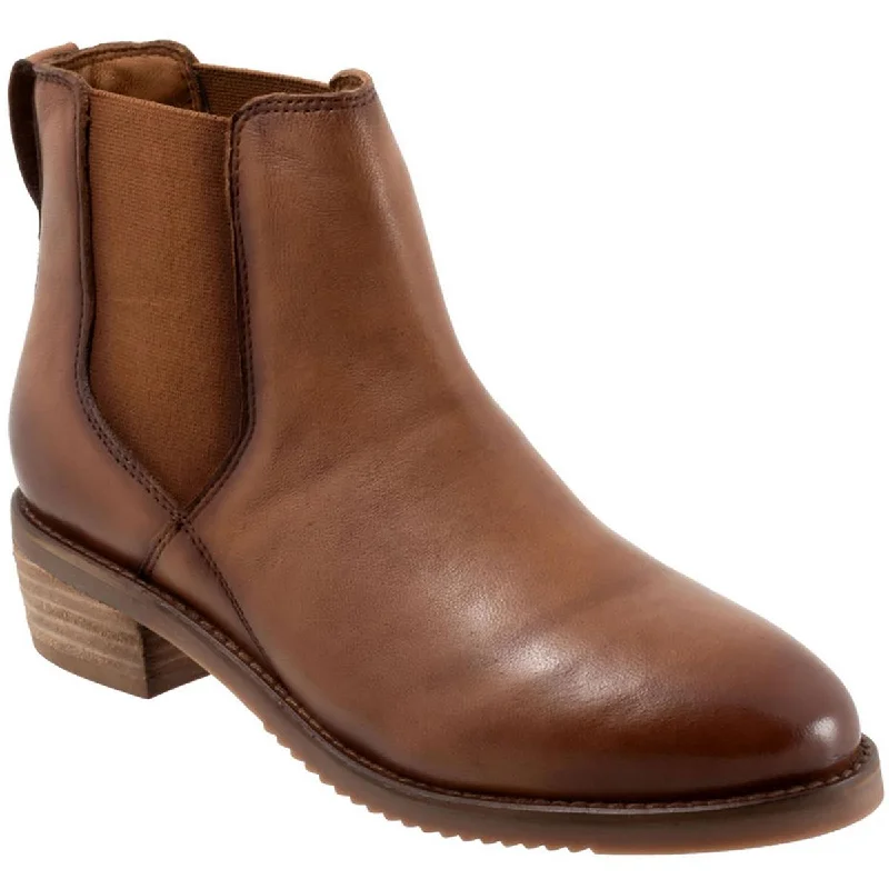 SoftWalk Womens RANA Leather Ankle Boots