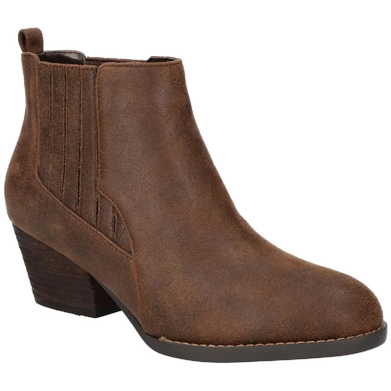 Bella Vita Womens LOU Faux Leather Ankle Boots