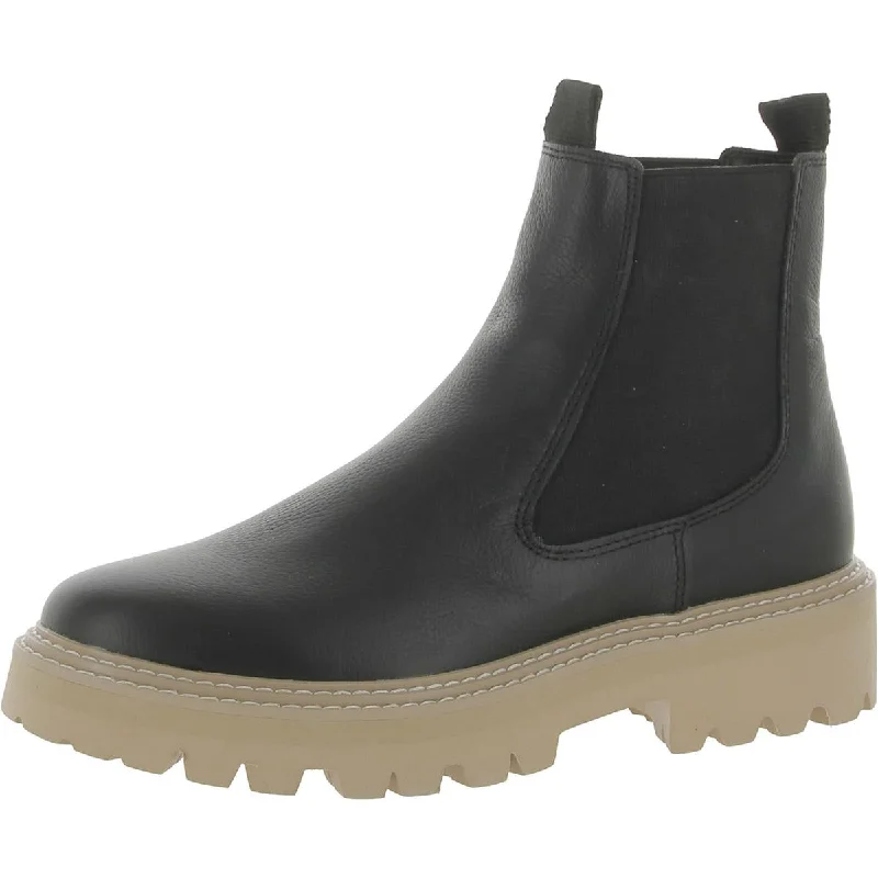 Dolce Vita Womens Leather Chelsea Ankle Boots
