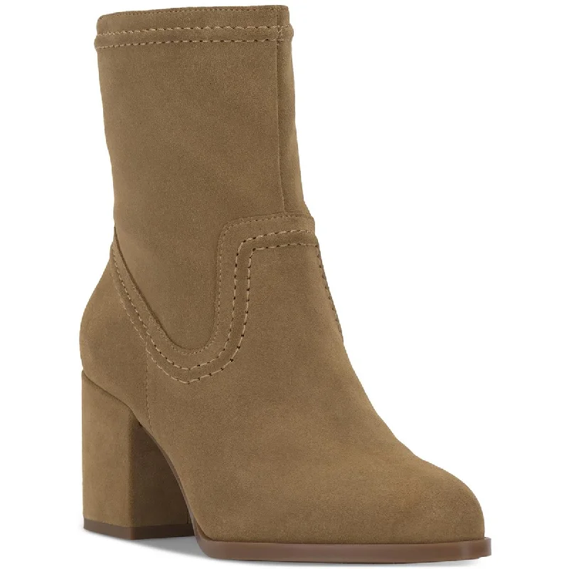 Vince Camuto Womens Pailey Cushioned Footbed Zipper Ankle Boots