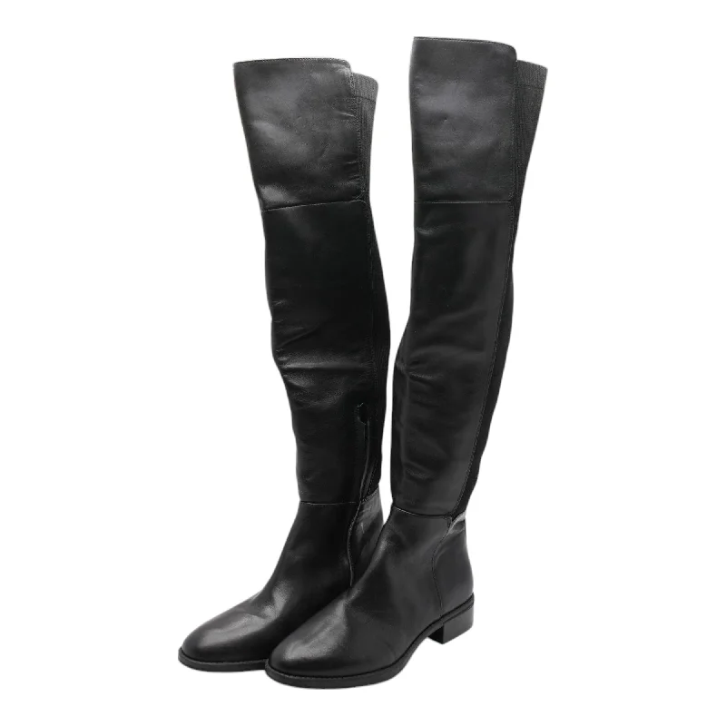 Pam Black Over The Knee Boots