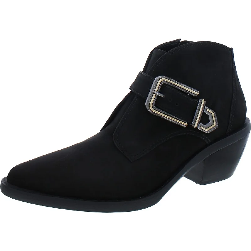 Vince Camuto Womens Ashena Buckle Ankle Boots