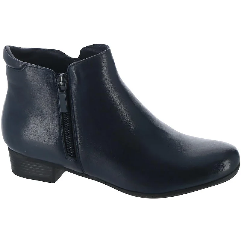 Trotters Womens Major Leather Ankle Boots Booties