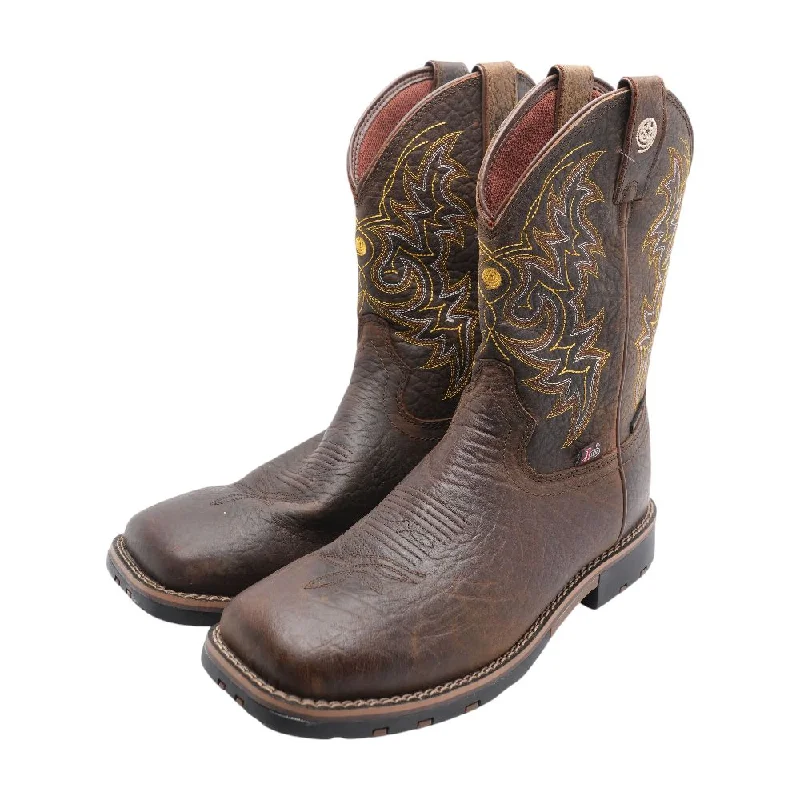 Driller Brown Western Boots