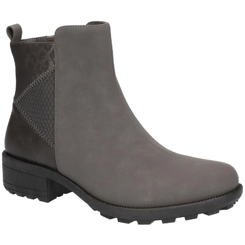 Easy Street Womens Mystery Ankle Zip Up Ankle Boots