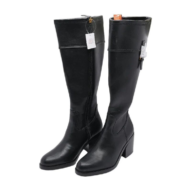 Black Knee High Boots