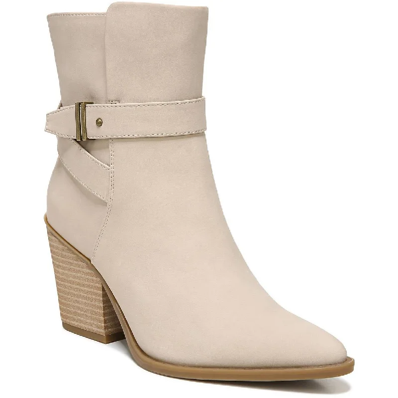 SOUL Naturalizer Womens Mocha Zipper Almond Toe Mid-Calf Boots