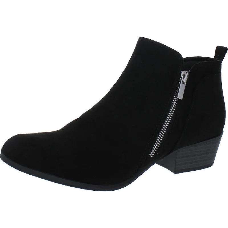 Esprit Womens Timber Faux Suede Round Toe Ankle Boots
