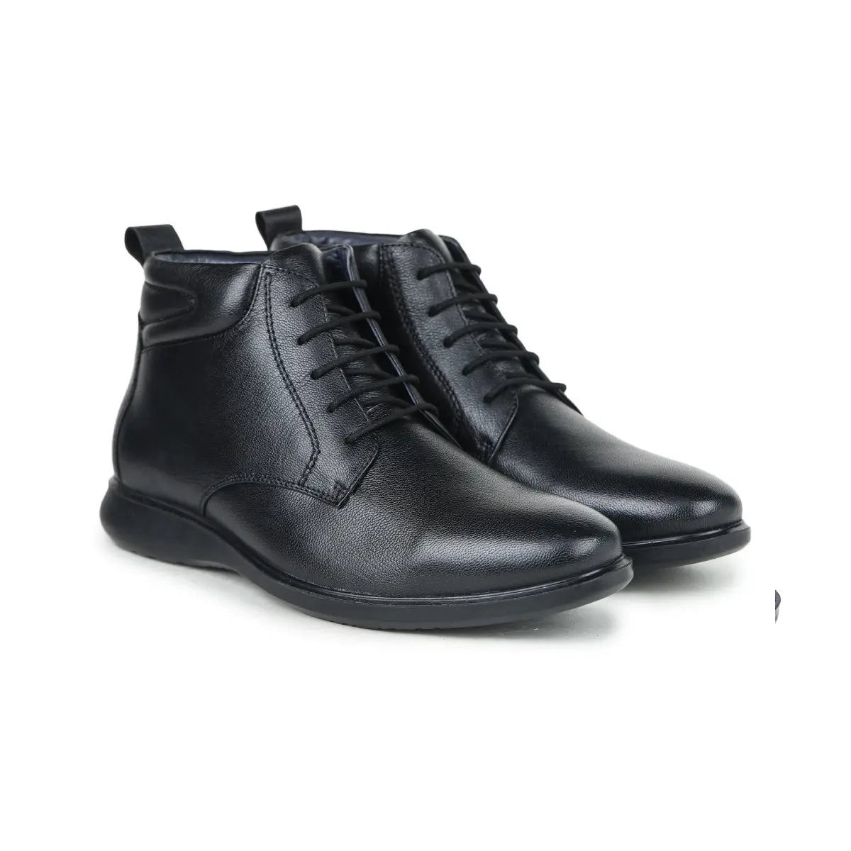 Fine-Grain Leather High Ankle Shoes RC 92 for Men | Lace-Up Boots