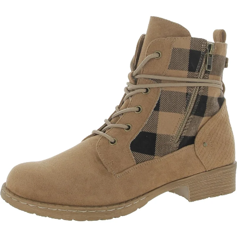 Very G Womens DONNY Round toe Lace up Ankle Boots