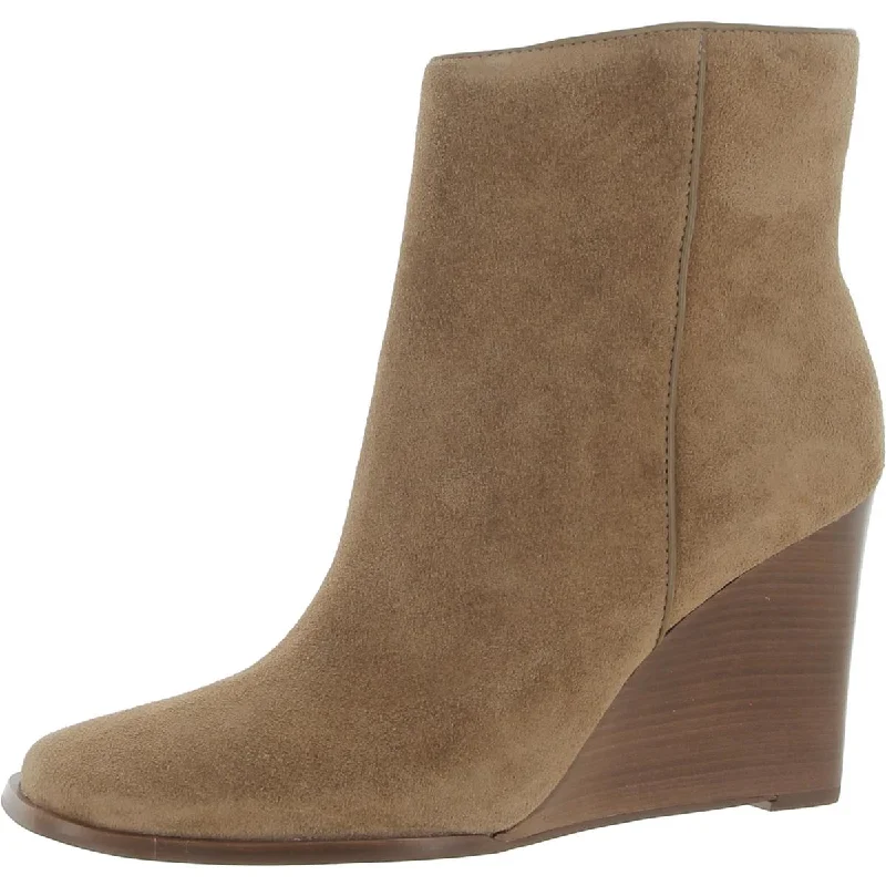 Dolce Vita Womens SUSANN Square Toe Wedge Boots