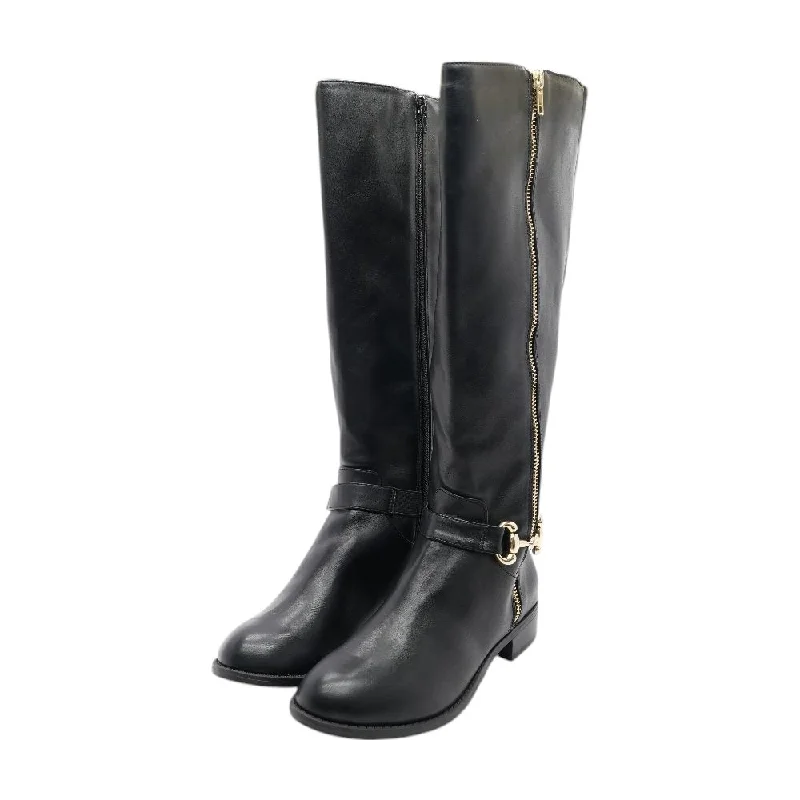 Black Vigi Tall Riding Boots