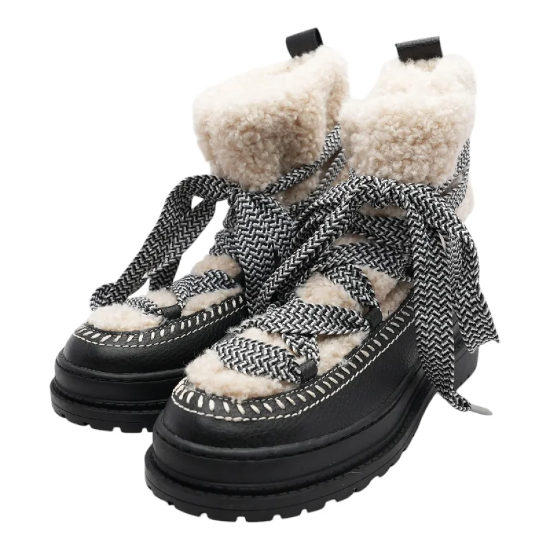 Beige Ankle Boots