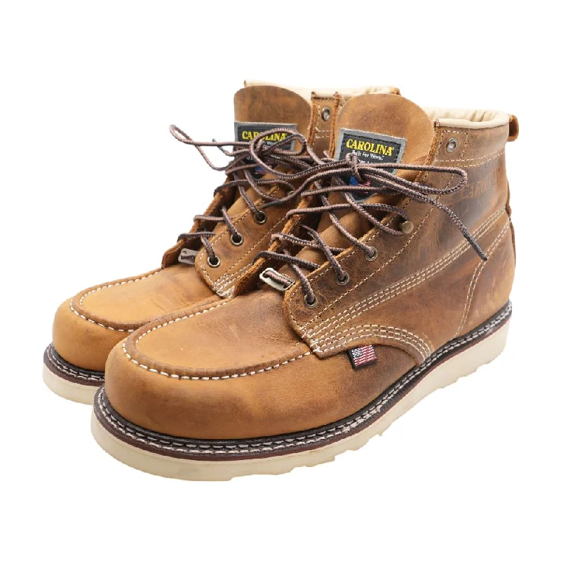 Domestic AMP USA Tan Work Boots
