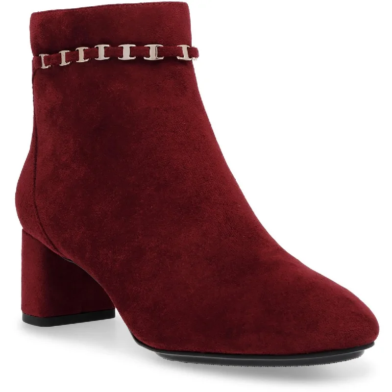 Anne Klein Womens KAIRO ROUND TOE DRESSY Ankle Boots
