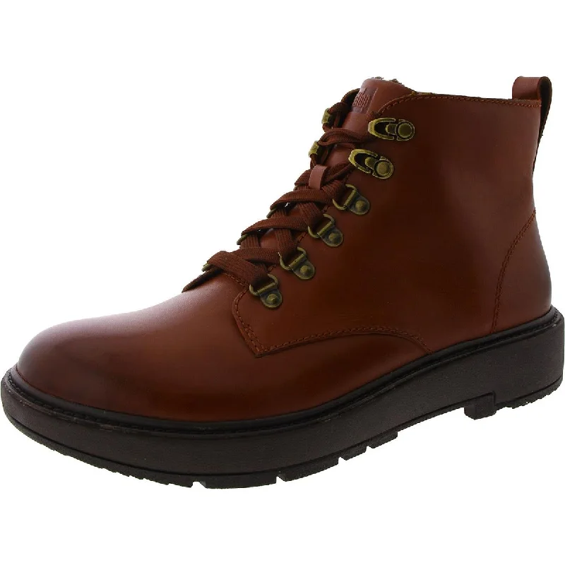Fitflop Mens SKANDI BOOTS Leather Ankle Boot Combat & Lace-Up Boots