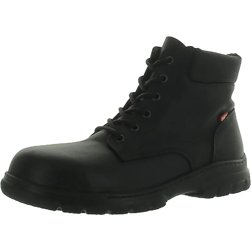 Mellow Walk Womens Maddy Leather Slip Resistant Work & Safety Boots