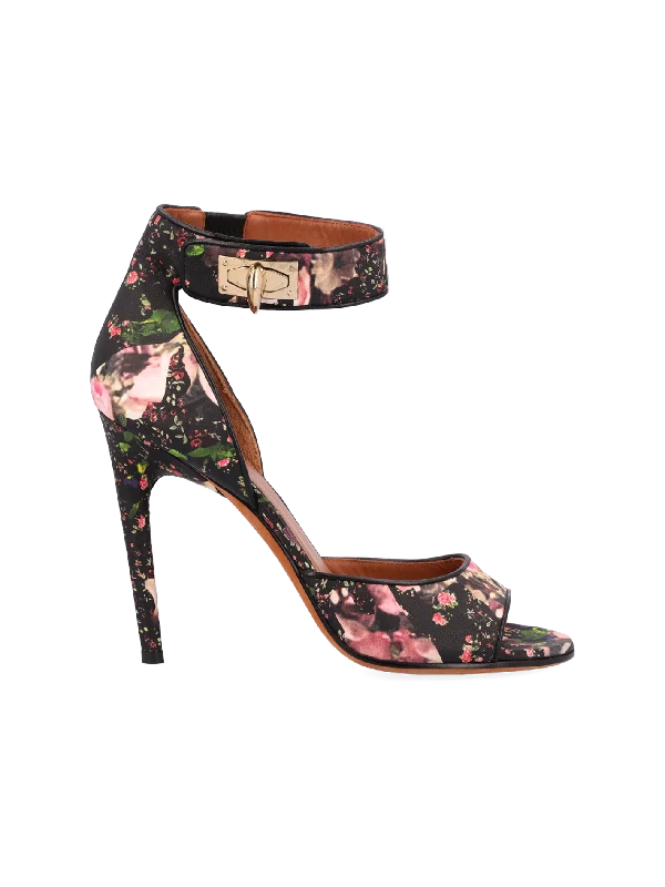 110mm floral-print sandals