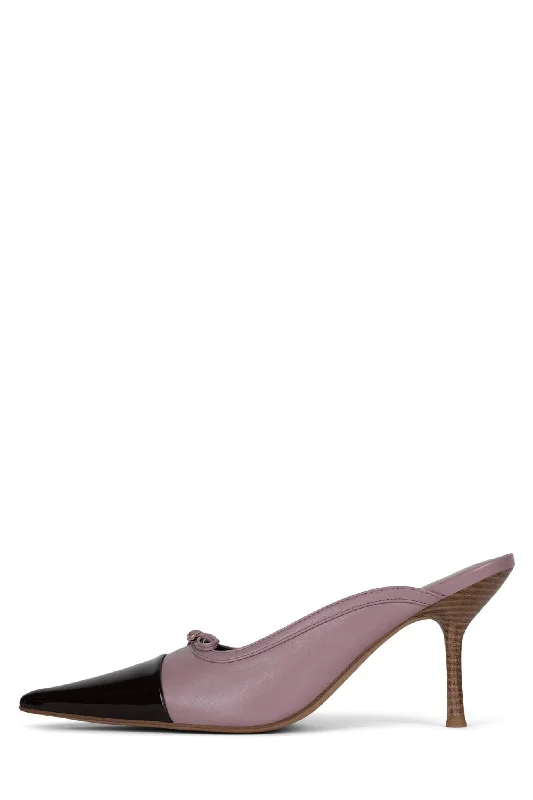 Brown Patent Pink