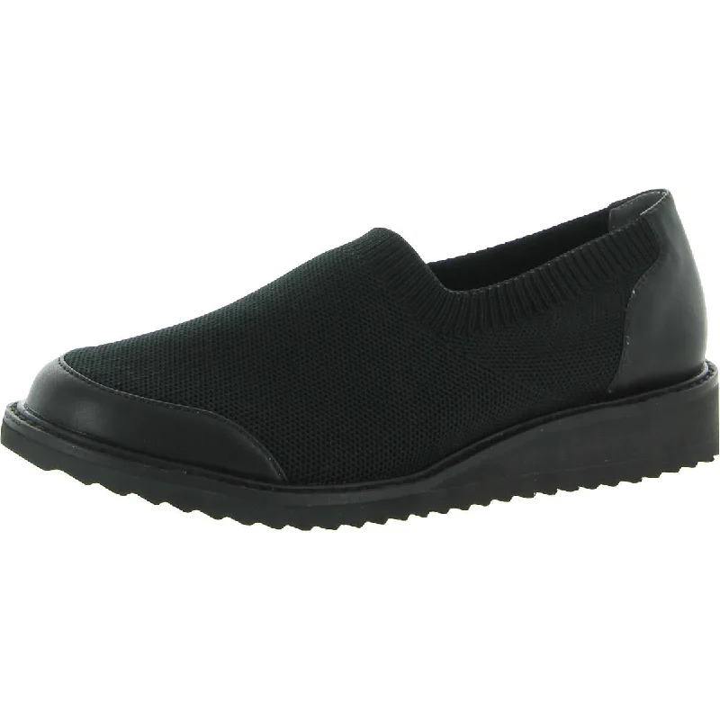 David Tate Womens Social Leather Slip On Loafers