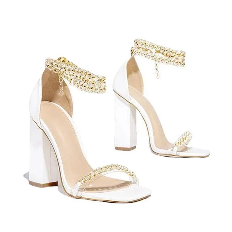 Hot Wholesale Shoes Women Sandals Sexy High Heels Ladies Party girls Metal Decoration Design Square Toe Thin Hells Ladies Pumps Hot Wholesale Shoes Women Sandals Sexy High Heels Ladies Party girls Metal Decoration Design Square Toe Thin Hells Ladies Pumps