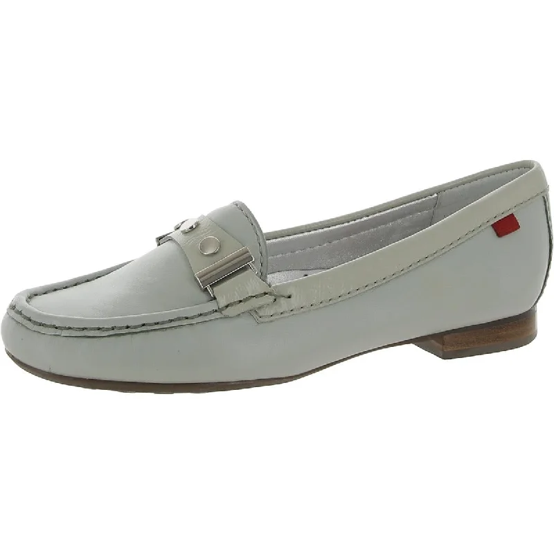 Marc Joseph Womens Mulberry Leather Slip On Loafers