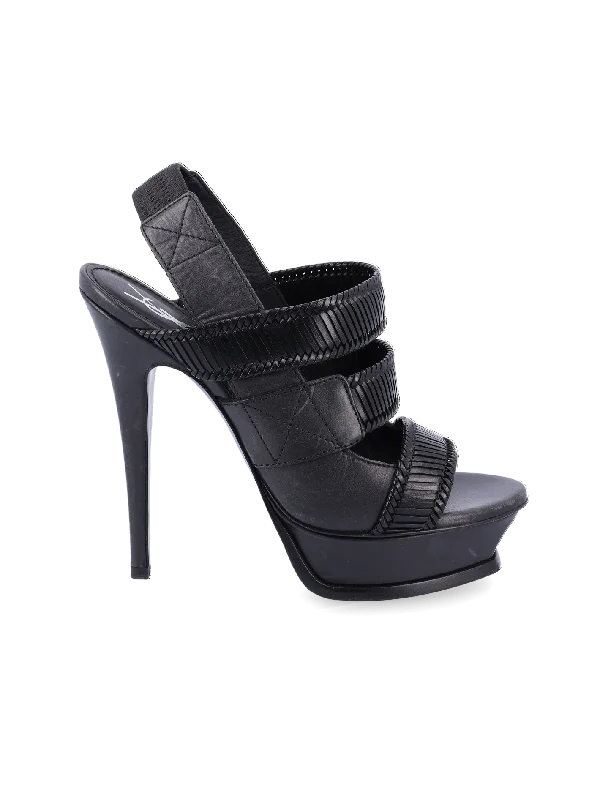 strappy platform sandals